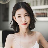 Persönlichkeit Super Fee Lange Ohrringe Ohrringe Weibliche Koreanische Temperament Einfache Und Vielseitige Hipster Anhänger 925 Sterling Silber Kalten Wind main image 4