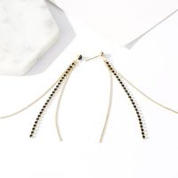 Unique Super Fée Longue Boucles D'oreilles De Femmes Coréenne Simple Capricieux Tous-match Hippie Pendentif 925 Sterling Argent Froid Style main image 6