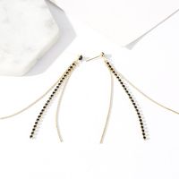 Wild Simple Personality Super Fairy Long Alloy Earrings Nhll131613 main image 6