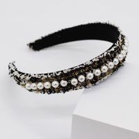 Fashion Simple Street Woven Large Beads Headband Nhwj131638 main image 7