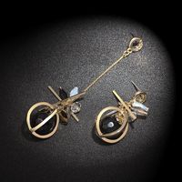 Temperament Asymmetric Wild Atmospheric Exaggerated Earrings Nhll131677 main image 4