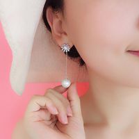 Fashion Long Super Fairy Sun Flower Earrings Nhll131690 main image 3