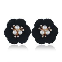 Vintage Flowers Simple Wild Beads Alloy Earrings Nhva131691 main image 7