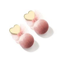 Fashion Pink Love Sen Alloy Earrings Nhll131714 main image 1