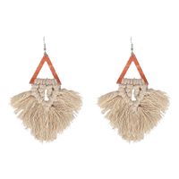 Bohemian Ethnic Wind Braided Line Tassel Earrings Nhjq131748 main image 9