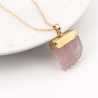 Simple And Stylish Natural Tooth Necklace Nhgo132251 main image 3