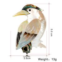 Retro Simple Shell Series Bird Brooch Nhdr132283 main image 4