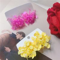 Fashion Hydrangea Flower Tassel Earrings Nhyq132359 main image 4