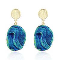 Fashion Long Imitation Agate Earrings Nhgo132398 main image 1