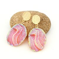 Fashion Long Imitation Agate Earrings Nhgo132398 main image 6