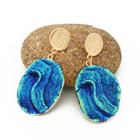 Fashion Long Imitation Agate Earrings Nhgo132398 main image 10