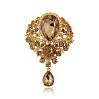 Fashion Rhinestone Glass Alloy Brooch Nhdr132412 main image 3