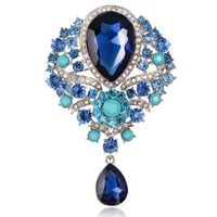 Fashion Rhinestone Glass Alloy Brooch Nhdr132412 main image 9