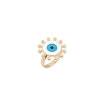 Neue Legierung Angel Eyes Einheits Größe Ring Europäische Und Amerikanische Kreative Persönlichkeit Mode Tropf Öl Damen Ring Schmuck main image 6