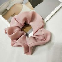 Korean Version Of The Net Color Solid Color Elastic Band Fabric Hair Ring Nhof132600 sku image 3