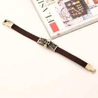 Unique Vintage Charm Belt Leather Bracelet Nhpk138861 main image 4