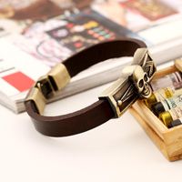 Unique Vintage Charm Belt Leather Bracelet Nhpk138861 main image 6