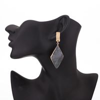 Fashion Charm Exquisito Stud Pendientes Diamante Gris Pendientes Nhgo138918 main image 5