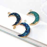 Diy Resin Accessories Handmade Small Crescent Single Hanging Double Hanging Jewelry Accessories Nhgo138984 main image 1