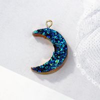 Diy Resin Accessories Handmade Small Crescent Single Hanging Double Hanging Jewelry Accessories Nhgo138984 main image 4