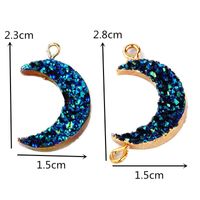 Diy Resin Accessories Handmade Small Crescent Single Hanging Double Hanging Jewelry Accessories Nhgo138984 main image 6
