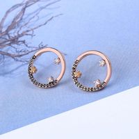 Womens Geometric Rhinestone Boundary Earrings Nhqd141658 main image 3