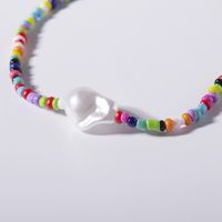 Womens Geometric Handmade Beads  Rice Beads Necklaces Nhxr141691 main image 5