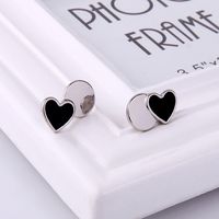 Fashion Plating Drip Heart-shaped Alloy Earrings Nhqd141803 main image 4