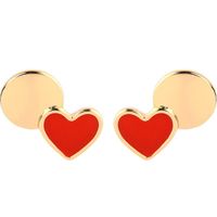 Fashion Plating Drip Heart-shaped Alloy Earrings Nhqd141803 main image 6