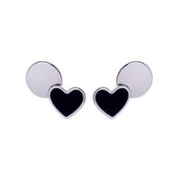 Fashion Plating Drip Heart-shaped Alloy Earrings Nhqd141803 main image 7