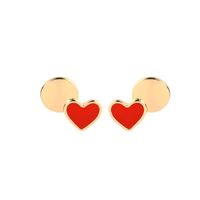 Fashion Plating Drip Heart-shaped Alloy Earrings Nhqd141803 main image 8