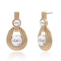 Temperament Simple Beads Drop-shaped Pendant Earrings Nhxr141843 main image 6