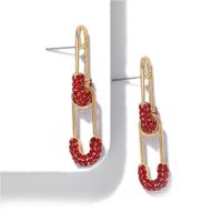 Womens Pin-studded Alloy Earrings Nhjq141856 main image 4