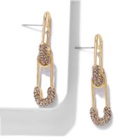 Womens Pin-studded Alloy Earrings Nhjq141856 main image 3