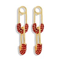 Womens Pin-studded Alloy Earrings Nhjq141856 main image 9