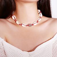 Handmade Vintage Shell Alloy Necklace Nhxr141878 main image 20