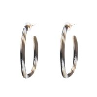 Fashion C Shape Artificial Gemstones Earrings Ear Studs main image 10