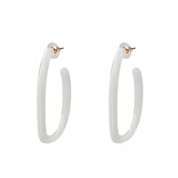 Fashion C Shape Artificial Gemstones Earrings Ear Studs main image 9