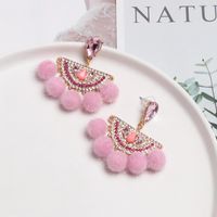 Fashion Rhinestone Bundle Tassel Earrings Nhjj142146 main image 4