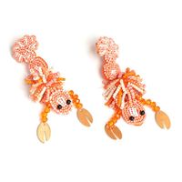 Fashion Hand-woven Lobster Earrings Nhjj142149 main image 4