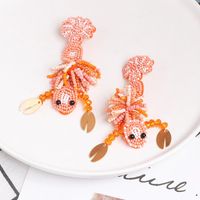 Fashion Hand-woven Lobster Earrings Nhjj142149 main image 3
