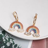 Fashion Women Rainbow Stud Earrings Nhjj142156 main image 1