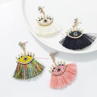 Alloy Fringed Rhinestone Earrings Nhjj142158 main image 4