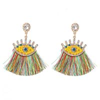 Alloy Fringed Rhinestone Earrings Nhjj142158 main image 8