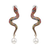 Fashion Alloy Snake Beads Stud Earrings Nhjj142181 main image 7