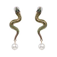 Fashion Alloy Snake Beads Stud Earrings Nhjj142181 main image 8