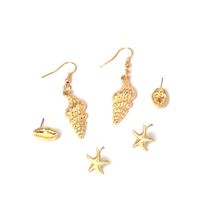 Fashion Shell Starfish Alloy Earrings Nhjj142207 main image 8