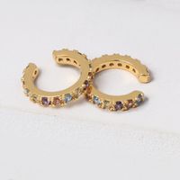 Fashion Micro-encrusted Zircon Ear Cuff Clip Earrings Nhjj142219 main image 3