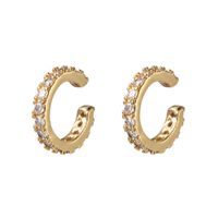 Fashion Micro-encrusted Zircon Ear Cuff Clip Earrings Nhjj142219 main image 7