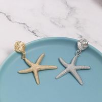 Simple Starfish Earrings Alloy And Alloy Nhjj142222 main image 6